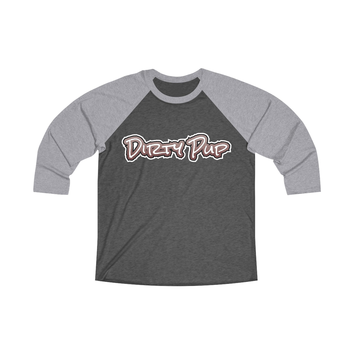 Dirty Pup 3\4 Raglan Tee