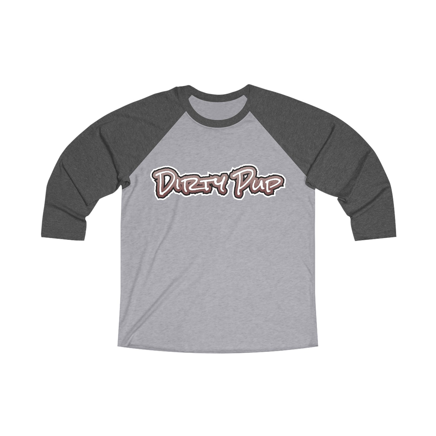 Dirty Pup 3\4 Raglan Tee