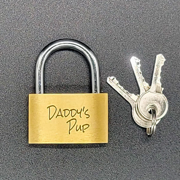 Daddys Pup Lock n' Chain