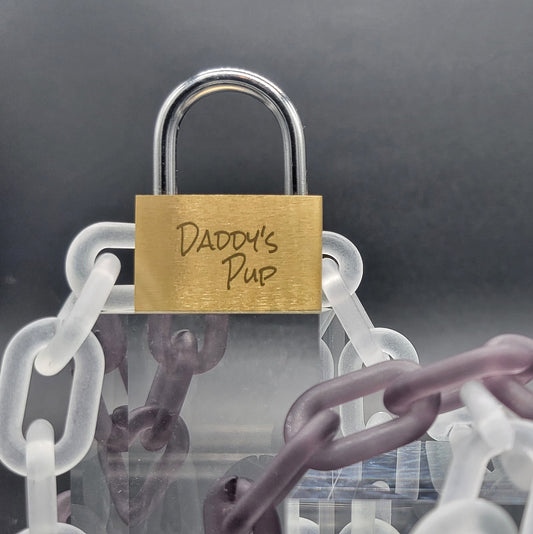 Daddys Pup Lock n' Chain